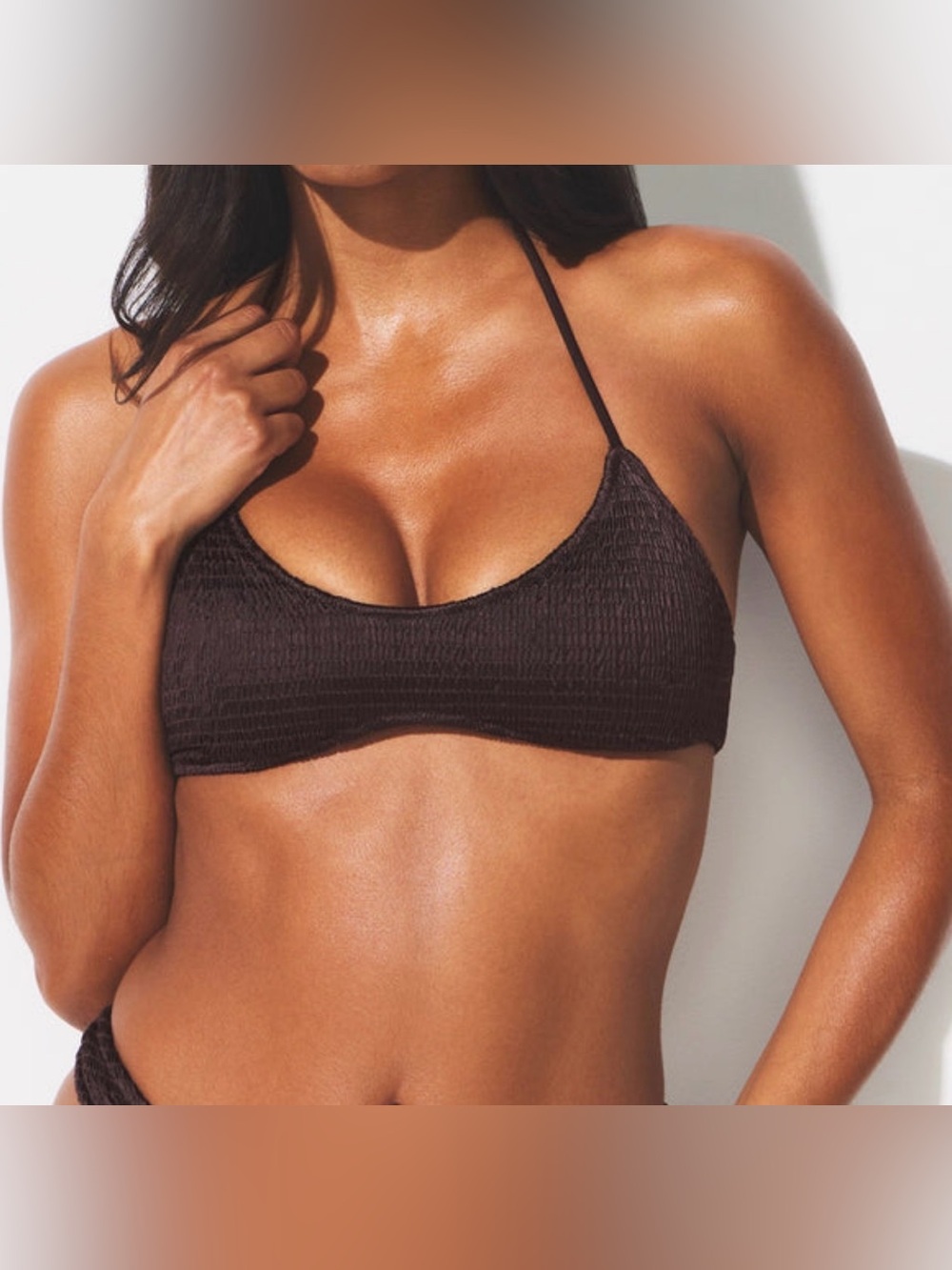 Skims scoop bikini top 🤎